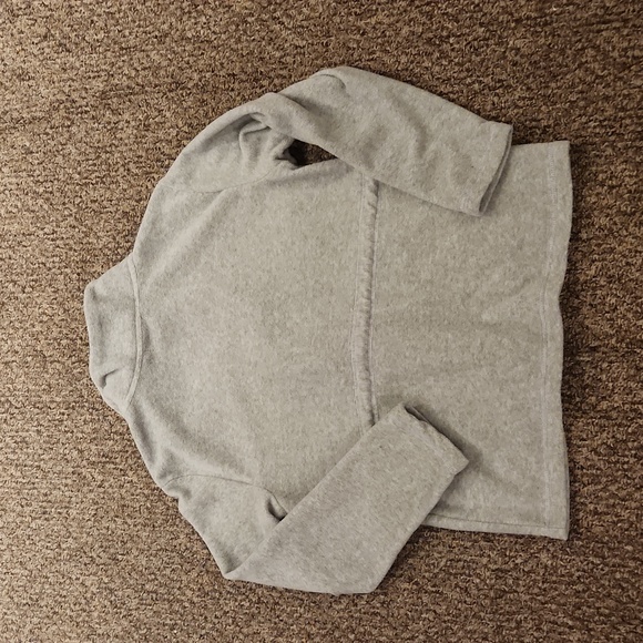 Women's Stephanie Rogers Fleece Layered Look Jacket Size L Color Gray - Picture 8 of 8